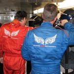 Q and Ledoux Suiting up for action