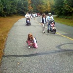 Emily gets a flat tire